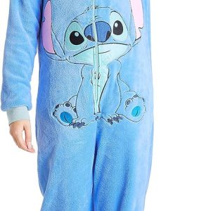 Unisex Fluffy Character Pyjamas One Size